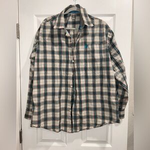 Cinch Men’s Large Button Up Shirt